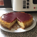 El cooksnap de MJ Iglesias cuando hizo Tarta de queso mascarpone.