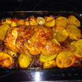 El cooksnap de Pablo Sardon Hernandez cuando hizo Pollo al horno con guarnición.
