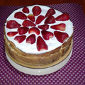 El cooksnap de Gabriela cuando hizo Bizcochuelo relleno, con dulce de leche, crema y duraznos.