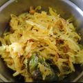 Ayisha 's cooksnap of when they made முட்டைக்கோஸ் பொரியல்.