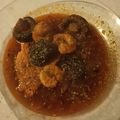 El cooksnap de Maria Jose Arias Diaz cuando hizo Sopa de pescado con shiitake y langostinos sabor Cookpad.