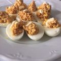 El cooksnap de Marián Gz cuando hizo Huevos rellenos de atún.