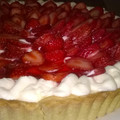 El cooksnap de Maru Flores cuando hizo Tarta de frutillas y chantilly .