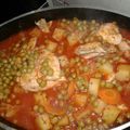 El cooksnap de Lorena cuando hizo Pollo a la portuguesa.