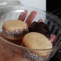 El cooksnap de Lau cuando hizo Alfajorcitos de Maizena y Conitos de dulce de leche.