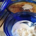 El cooksnap de Bibi García cuando hizo Arroz con leche al horno (receta británica).