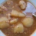 El cooksnap de edu cuando hizo All i pebre de rape y gambas.