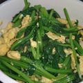 黃泯舜 的 菠菜炒蛋 cooksnap