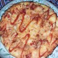 Aqsa mukhtiar's cooksnap of when they made Pizza In Pateela.