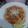 Cooksnap dari Mutiandhana R untuk resep Spaghetti Bolognese Creamy