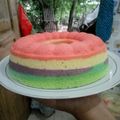 Cooksnap dari Rustina Wulandari untuk resep Bolu Pelangi 2 Telur