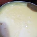 El cooksnap de Andrea Garrido cuando hizo Crema pastelera.