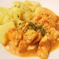 El cooksnap de Ayariz cuando hizo Pechuga de pollo con salsa de pimentones.
