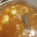 El cooksnap de Loly Montiel Moreno cuando hizo Fabada asturiana.