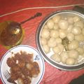 Cooksnap dari Yaan Tiyann untuk resep Cilok sosis Bumbu kacang empuk