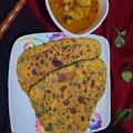 Shubhi Rastogi's cooksnap of when they made Methi Paratha.