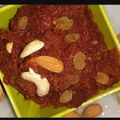  Chef Richa pathak. का कुकस्नैप जब उन्होंने गाजर का हलवा (gajar ka halwa recipe in Hindi) बनाया था।