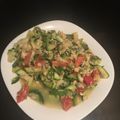 El cooksnap de Sabri en la huerta cuando hizo Revuelto de zapallitos.