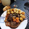 El cooksnap de Valeria Lopez cuando hizo Carne a la olla.