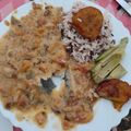 El cooksnap de Rafricana cuando hizo Dorada con salsa de coco (estilo latinoamericano).