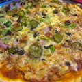 Erum Ahmed's cooksnap of when they made Spicy chicken pizza.