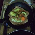 El cooksnap de Vania israde cuando hizo Pizza en sartén.