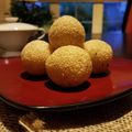 Cooksnap dari Nina Ninols untuk resep Onde onde wijen (dgn sisa bubur kacang ijo)