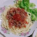 Cooksnap của Serik khi họ làm theo món Spaghetti bò bằm