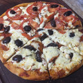 El cooksnap de cristinarecetas cuando hizo Pizza masa madre, doble receta !!7 bollos de 275 gr.