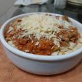 El cooksnap de Rocío Luz cuando hizo Pasta con carne y tuco.
