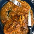 El cooksnap de Sarita Rodríguez Santos cuando hizo Muslos de Pollo en Salsa.