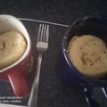 El cooksnap de lanaza cuando hizo Mug cake de leche condensada y chispitas de chocolate.