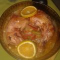 El cooksnap de Fabi benitez cuando hizo Pollo a la naranja.