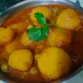 Deepika Arora का कुकस्नैप जब उन्होंने बेबी पोटैटो मटर करी(baby potato matar curry recipe in hindi) बनाया था।