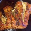 El cooksnap de SilSol Simón cuando hizo Pernil de cerdo.