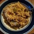 Lindsey's cooksnap of when they made Chicken Fajita Rice.