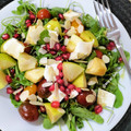 El cooksnap de Encar cuando hizo Ensalada de rúcula con queso fresco, manzana y granada.