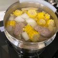 Nian 的 【厚生廚房】玉米蘿蔔排骨湯 cooksnap