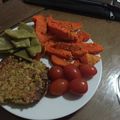 El cooksnap de Maria Eugenia de la Canal cuando hizo Hamburguesas de BRÓCOLI.