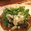 Ms. Dudone's cooksnap of when they made chicken tostada.