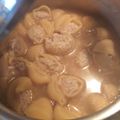 El cooksnap de Chelsea Santos cuando hizo Galets rellenos de carne.