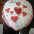 El cooksnap de Claudia Sande Álvarez cuando hizo Tarta para San Valentín de terciopelo rojo.