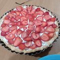 El cooksnap de Melina Falcón cuando hizo Tarta de frutilla.