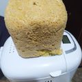 El cooksnap de Lourdes González cuando hizo Pan de Maíz en panificadora.