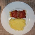 Beáta Pásztor Cooksnap-ja, amikor elkészítette a(z) Natúr csirkemell sajttal és sonkával receptet.