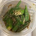 しゅうう's cooksnap of when they made おくらの胡麻和え.