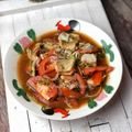 Cooksnap Salina Jalaludin semasa beliau membuat Kerabu Perut.