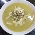 El cooksnap de Ludmila Binda cuando hizo Sopa crema de cebolla, puerro y papas o vichyssoise 🇨🇵.