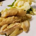 El cooksnap de María Sol Crovetto cuando hizo Merluza a la manteca con verduras y puré de finas hierbas.