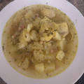 El cooksnap de alejandra cuando hizo Patatas con alcachofas y jamón.